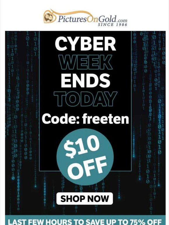 🔴 Cyber Week Ends Today!