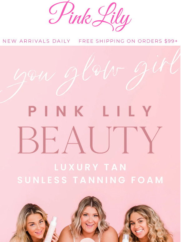 The Pink Lily Boutique it's BACK Luxury Tan Foam! Milled