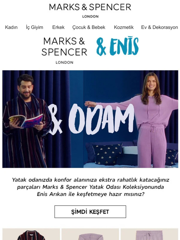 Marks & Spencer & Odam | Yatak Odası Koleksiyonu'nu Enis Arıkan ile Keşfetmeye Hazır Mısınız!🔎