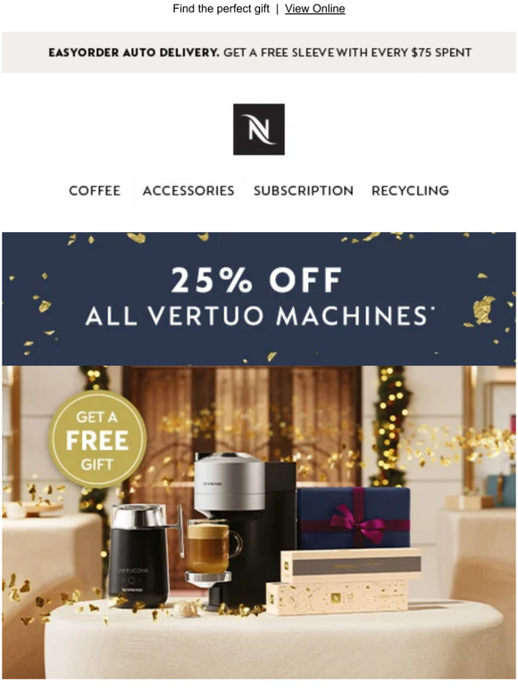 Discover the Nespresso Welcome Gift