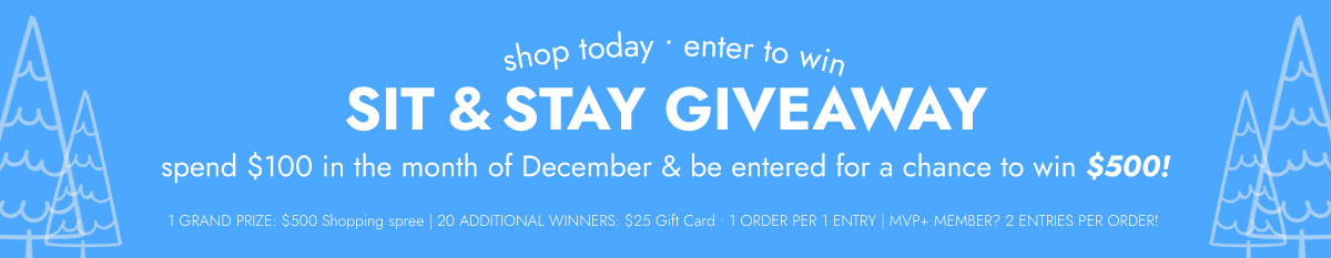 WIN $500 WITH OUR SIT AND STAY GIVEAWAY!