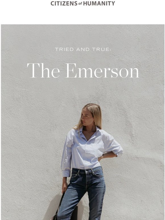 Our Best Selling Fit: The Emerson