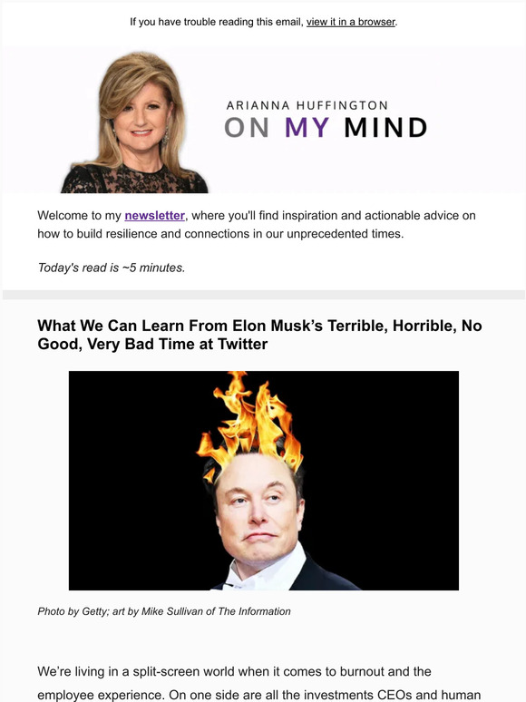 💭 Elon Musk, Cautionary Tale: On My Mind