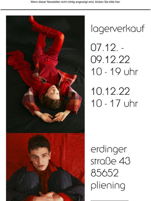 hannes roether. lagerverkauf.