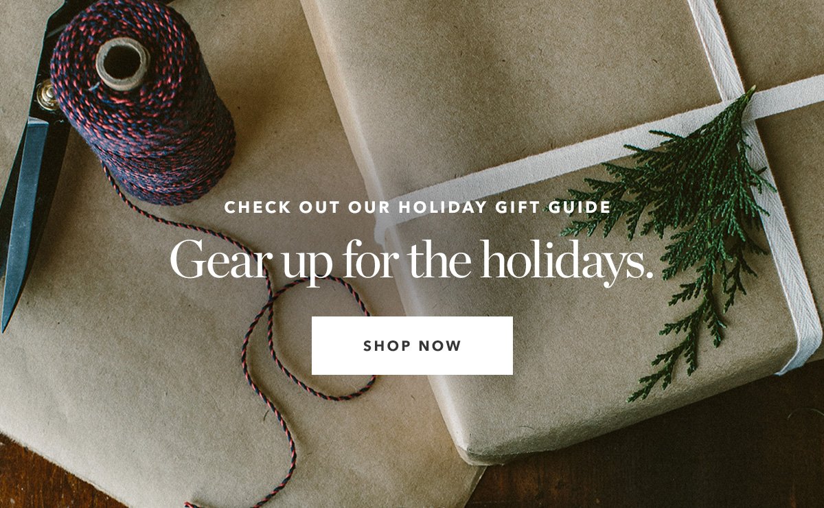 Gear up for the holidays