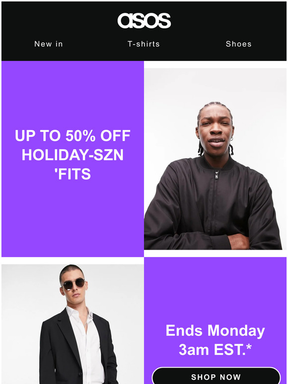 Up to 50% off holiday party looks! 🥳