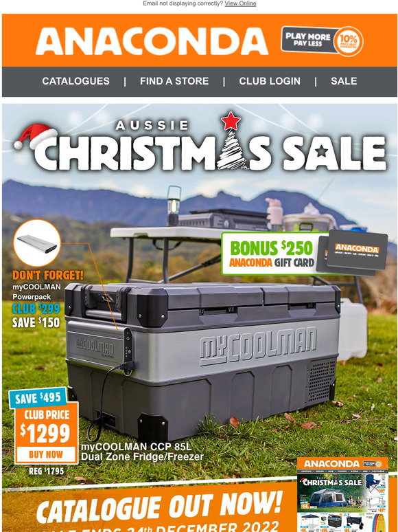 Anaconda Anaconda Aussie Christmas Sale 🎄🎅 Milled