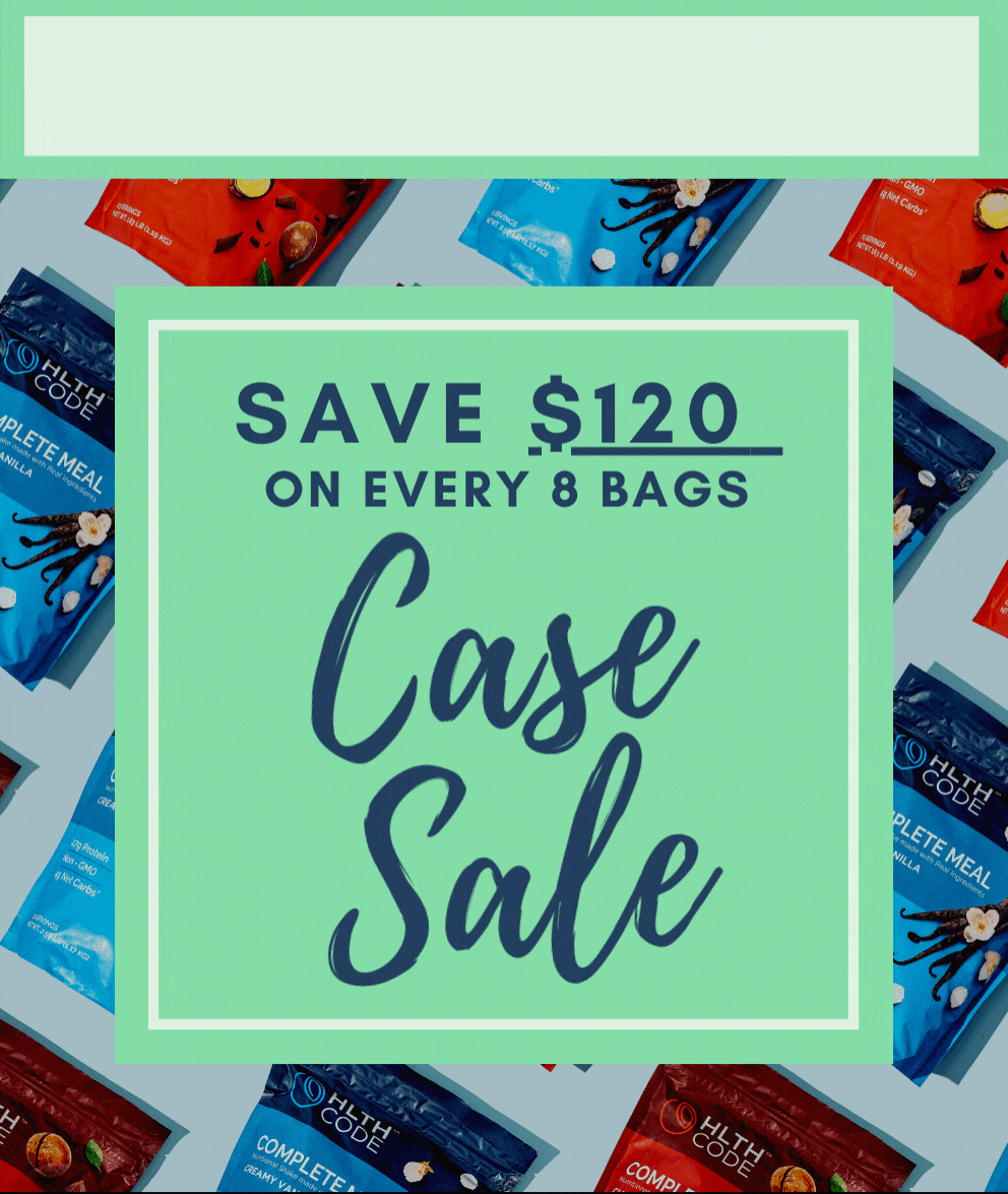 HLTH Code The Big Case Sale. Largest Savings of the Year. Milled