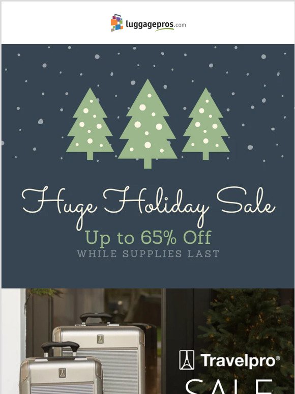 Huge Holiday Sales Event!
