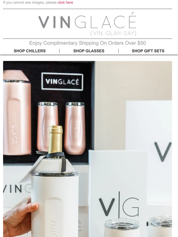 Rose Gold Vinglace Gift Set