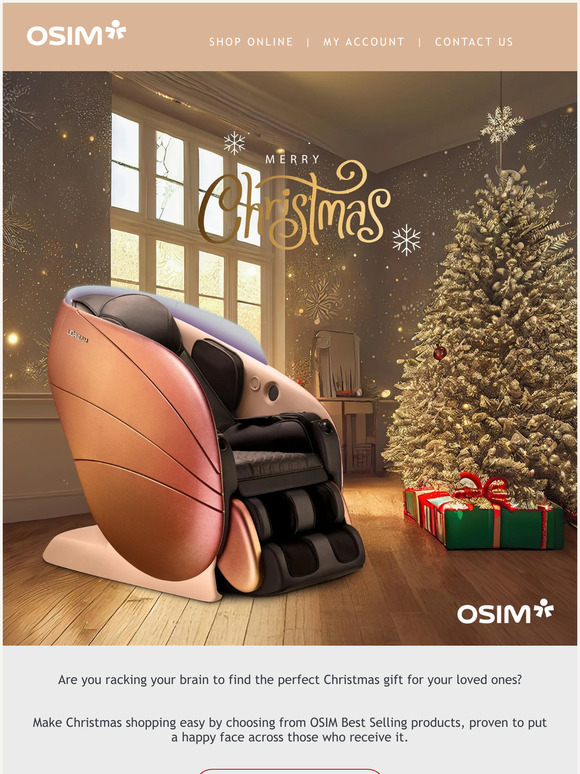 OSIM Gift ideas, discover what treats are in store this holiday!