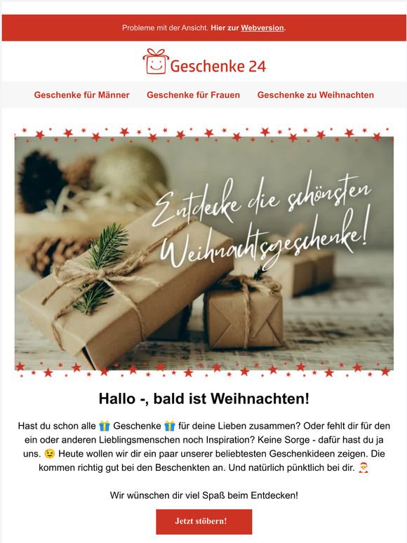 🎅 Weihnachten rückt näher! 🎄 Hast du schon alle Geschenke?