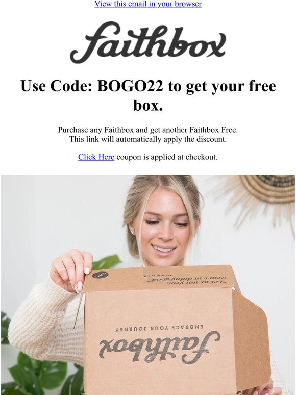 Buy one Get One Free - Any Faithbox