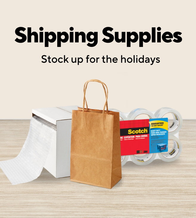 Shipping Supplies: Stocking Up for the Holidays