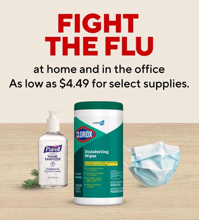 Fight the Flu: essentials as low as 4.49
