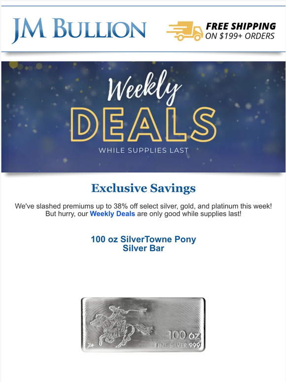 ❄️ Weekly Deals Are Live!