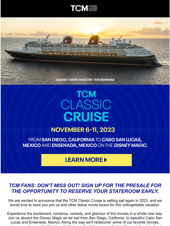 tcm cruise 2023 reviews