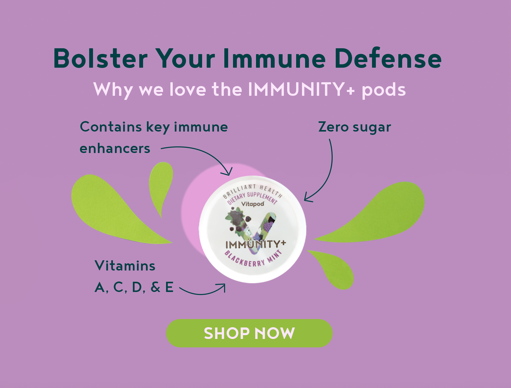 Vitapod Keep your immune system in tiptop shape all winter long Milled