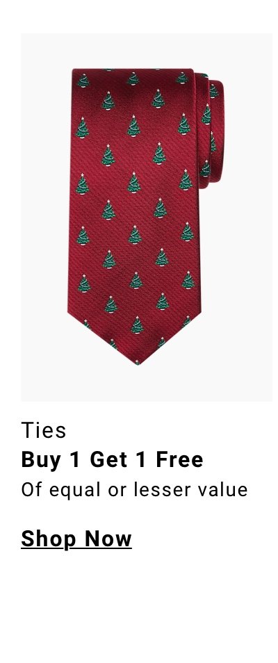 Ties Buy 1 Get 1 Free