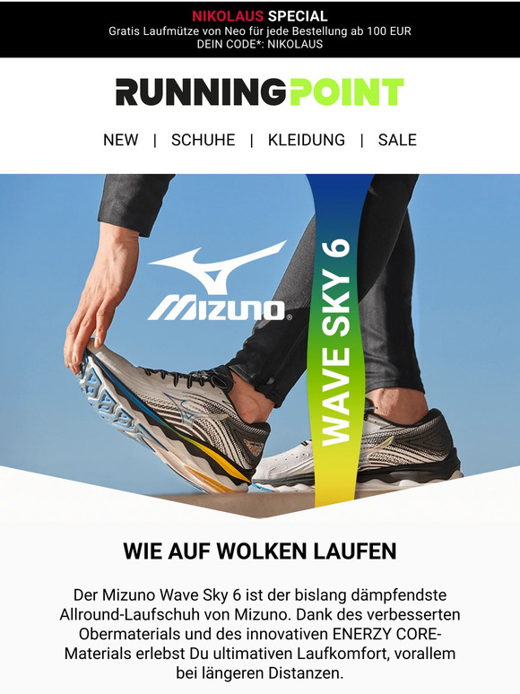 Mizuno Wave Sky 6 - Laufen wie auf Wolken