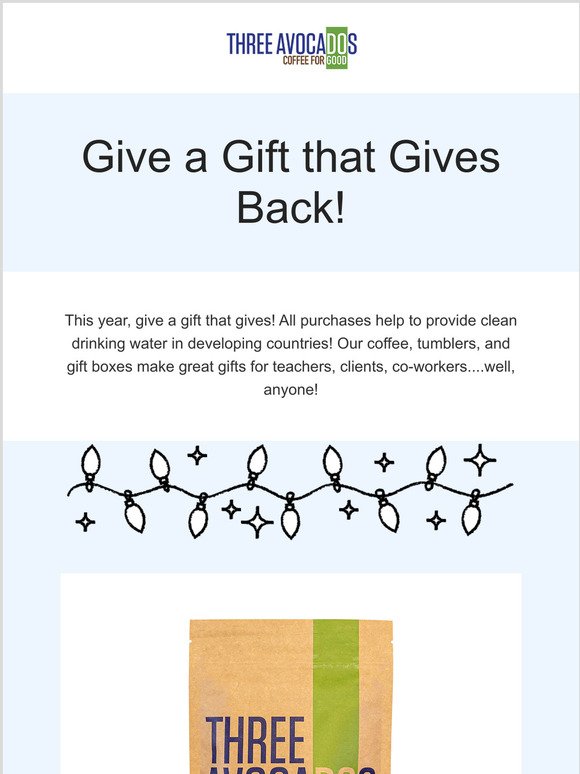 Give a gift that gives!