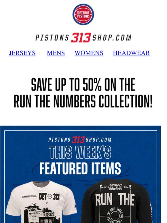 Jersey Shorts  Pistons 313 Shop