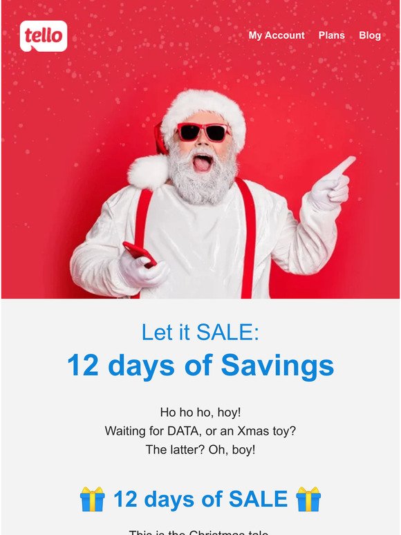 🎄 Let it SALE for 12 days 🎁