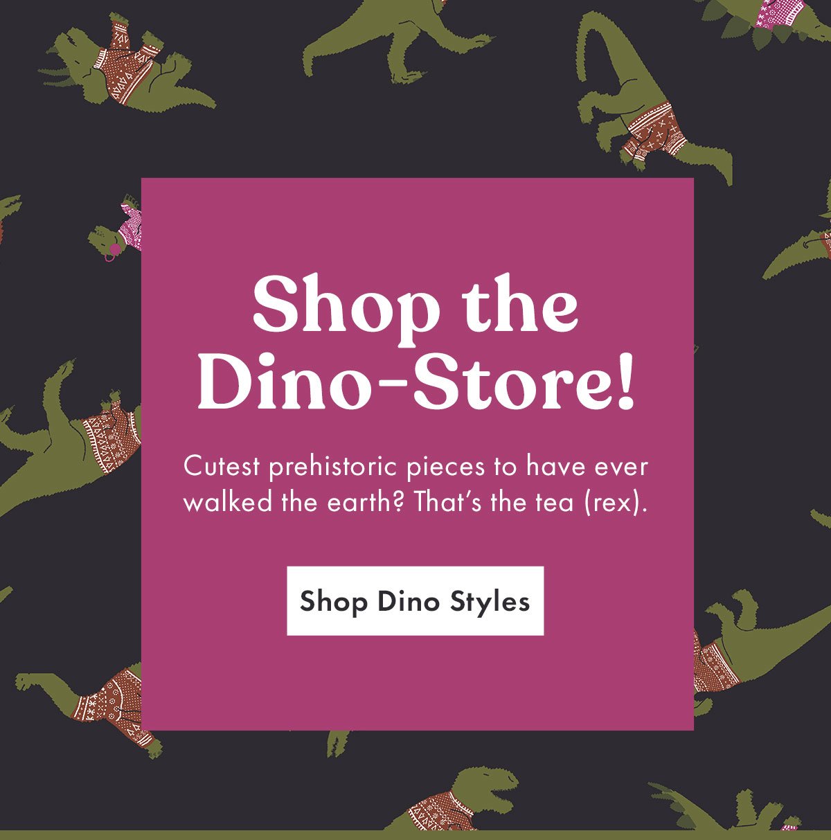 Shop The Dino-Store!