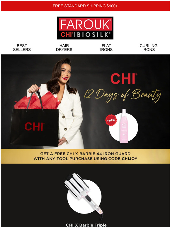 Have Yourself a Merry CHI 12 Days of Beauty Deal! 🎄