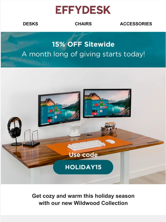 15% OFF Sitewide!