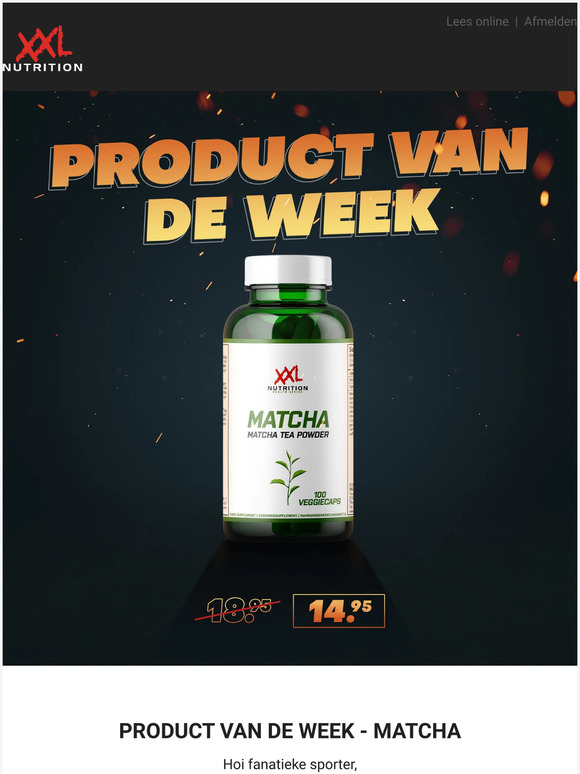 Sporter, ken jij Matcha al?