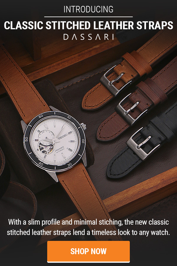 Convert Introducing the Classic Stitched Strap Milled