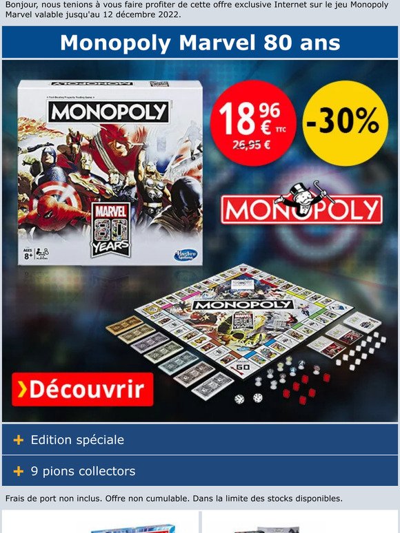 Offrez une édition collector de Monopoly