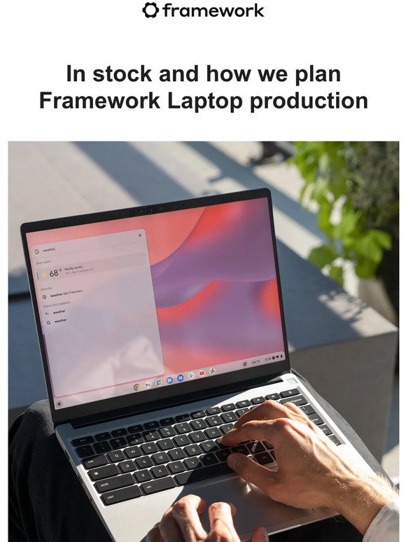 How we plan Framework Laptop production
