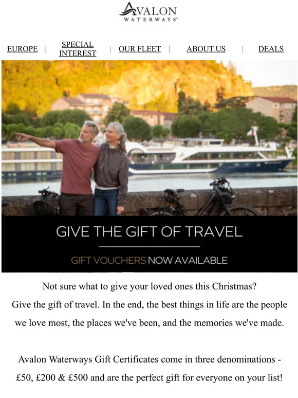 Avalon Gift Certificates