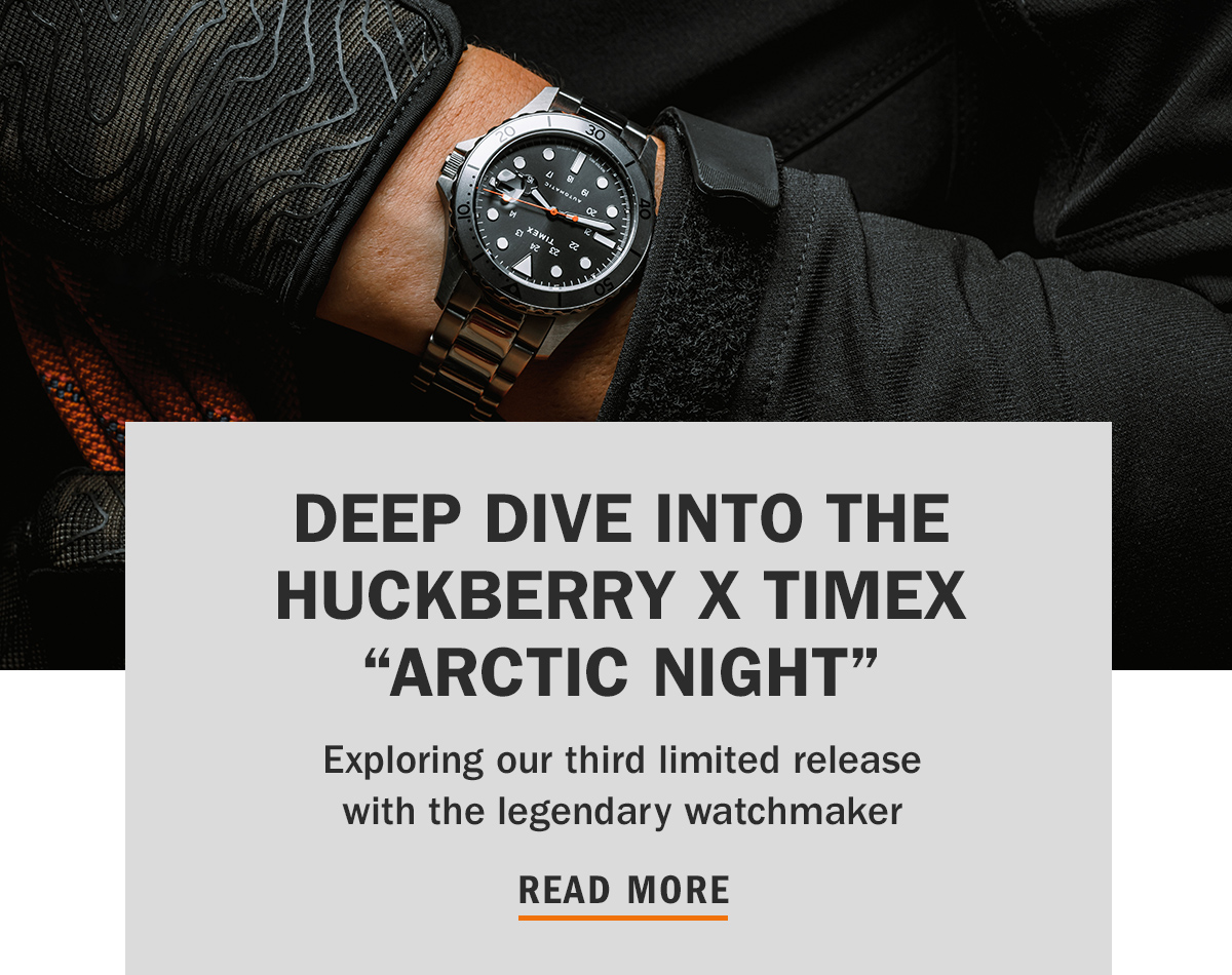 Huckberry x timex discount diver