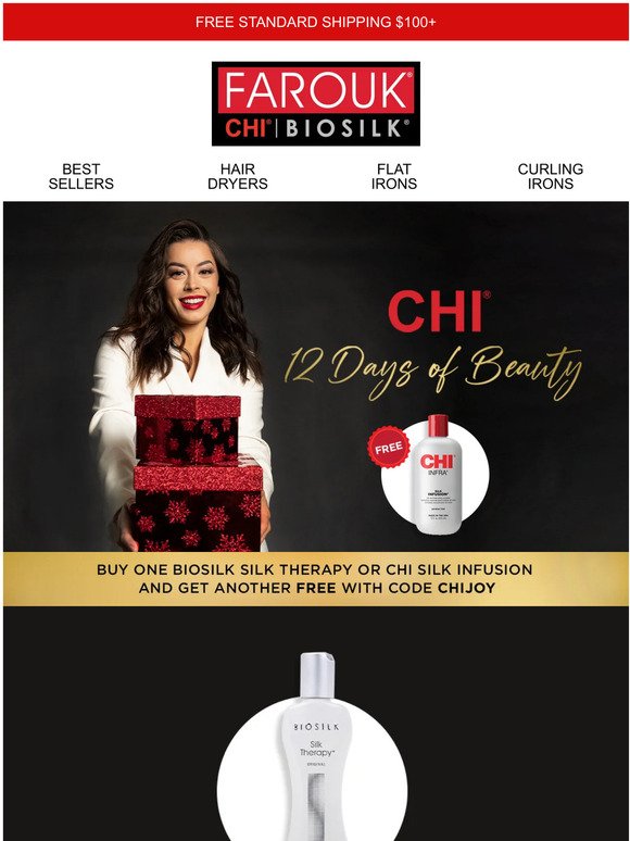 Ho! Ho! Hurry! Last Call on CHI 12 Days of Beauty for All! 🎅