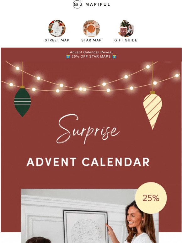 Advent Calendar Reveal🌟25% OFF Star Maps