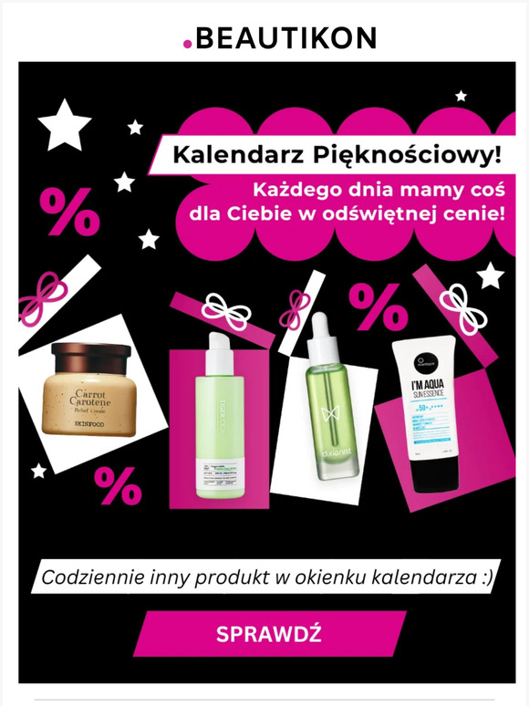 KALENDARZ PIĘKNOŚCIOWY --> Sprawdź dzisiejsze okienko 🤩