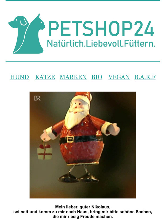 🐶 Happy Nikolaus - jetzt die Stiefel füllen! 🐱