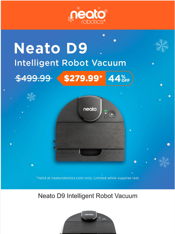 Give the gift of clean with Neato D9!