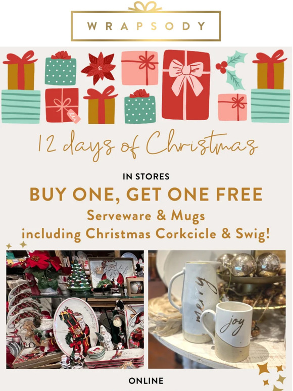Wrapsody 12 days of christmas Outlet