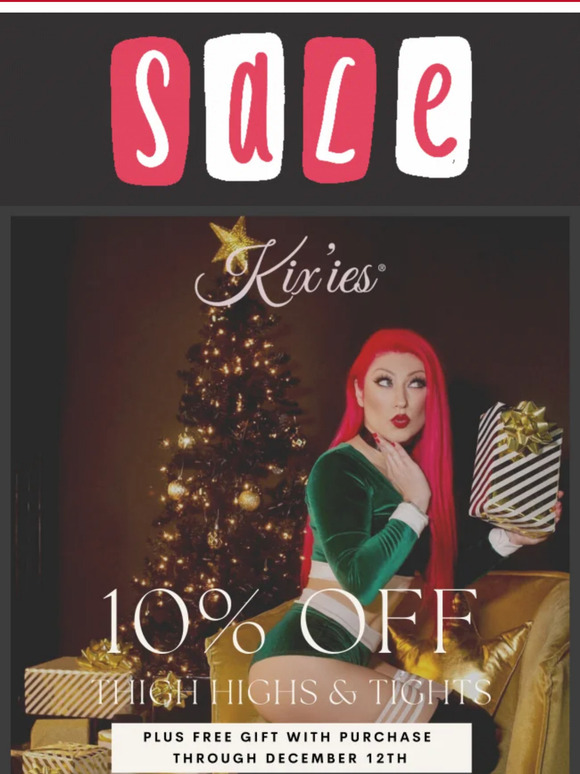 10% OFF Thigh Highs & Tights