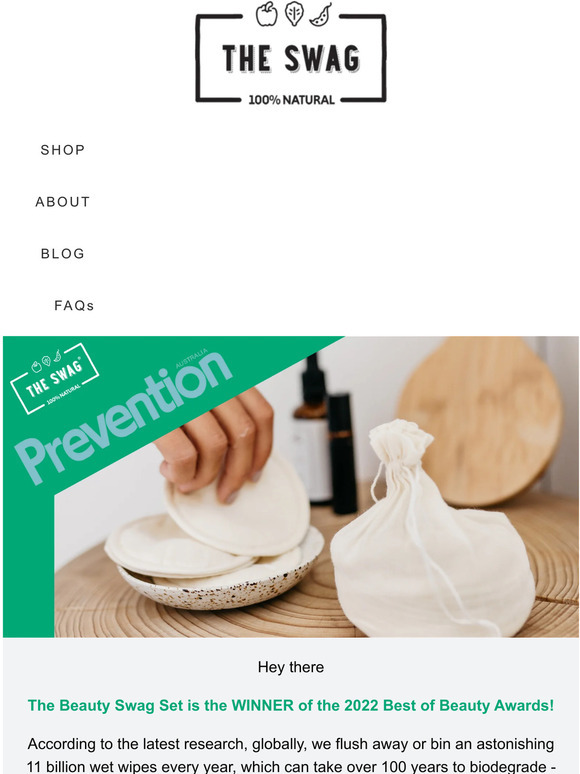 The Swag The Beauty Swag Set WON the 2022 Best of Beauty Awards 👏🏻 🏆