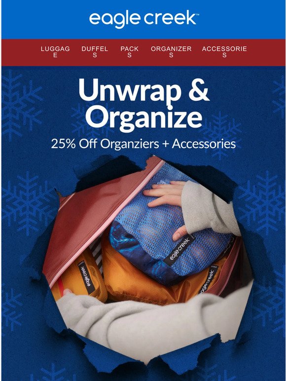 Organized Gear 25% Off​