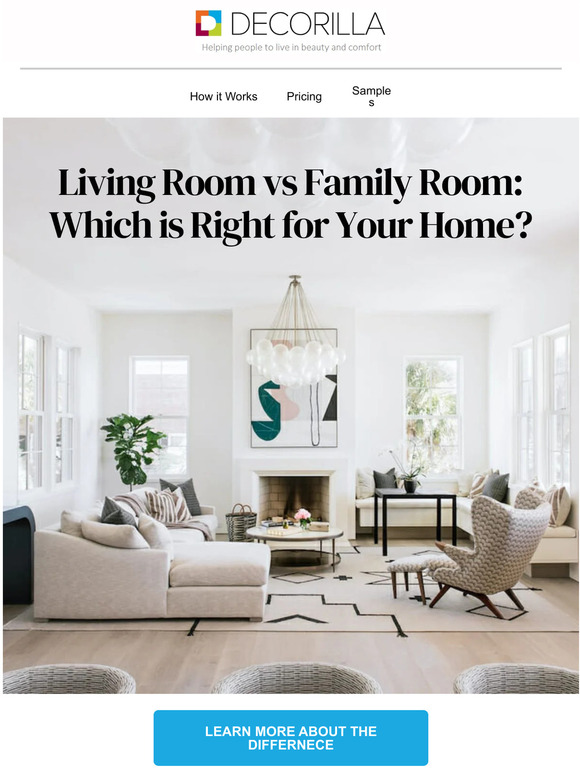 Decorilla VR 🤔 What is the Difference Between a Living Room & a Family