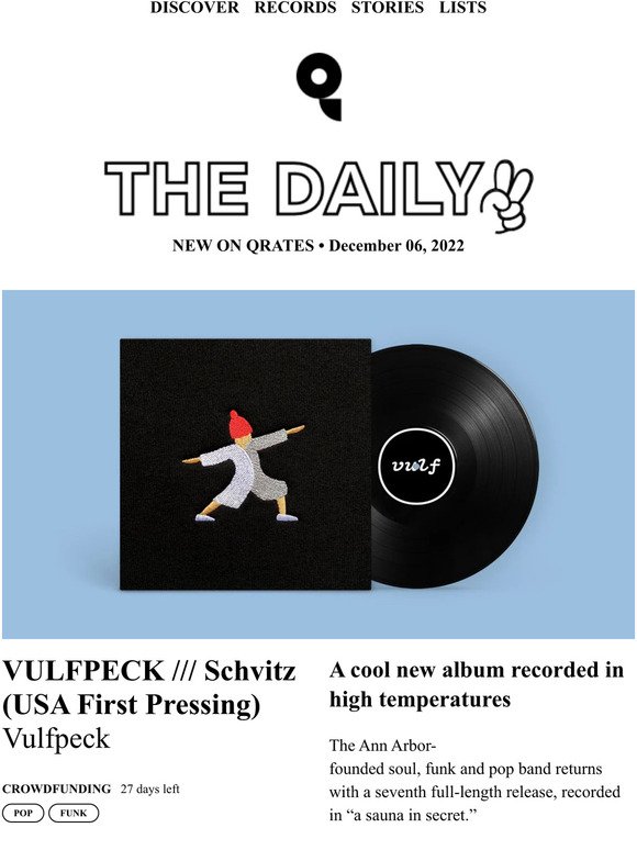 Qrates Daily: Vulfpeck, "Schvitz"