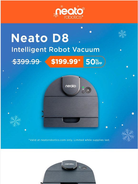 Gift the luxury of time with Neato D8!