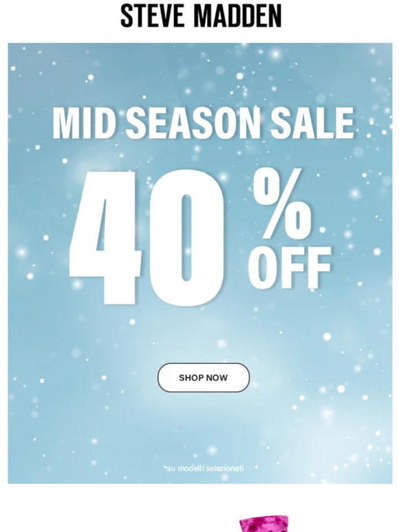 Brrrrrr... arrivano i Mid Season Sale!