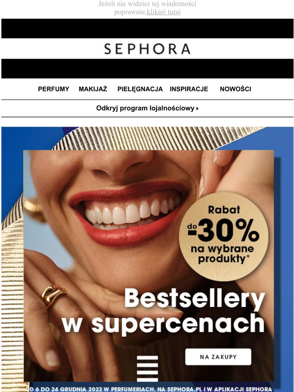 Bestsellery w supercenach! Aż do -30% na wybrane produkty!